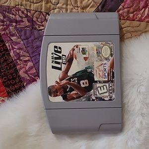 N64 Nintendi 64 NBA Basketball Live 1999 Vintage Video Game